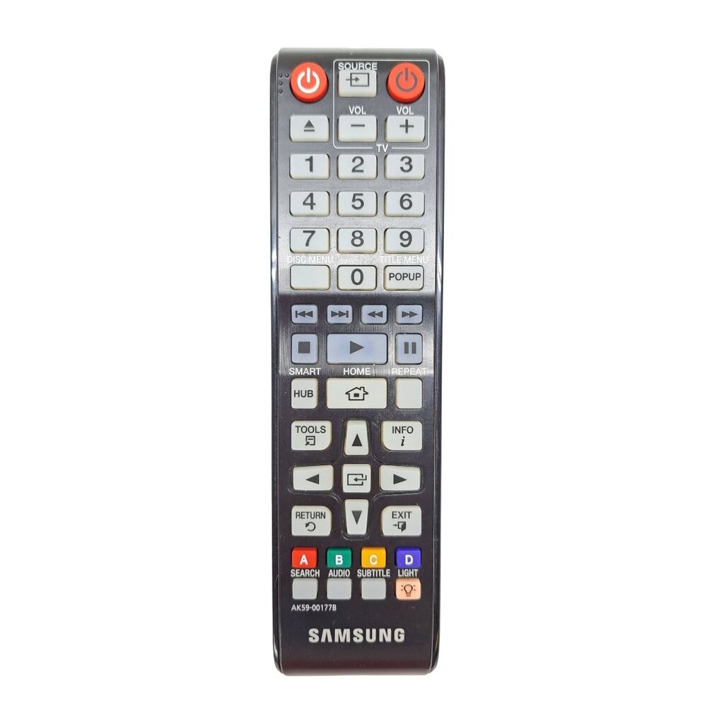 Samsung TV Remote Control AK59-00177B Genuine OEM Tested Works Backlit Glowing